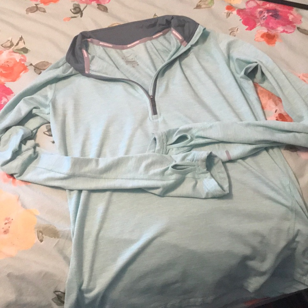 Teal Nike dri fit jacket